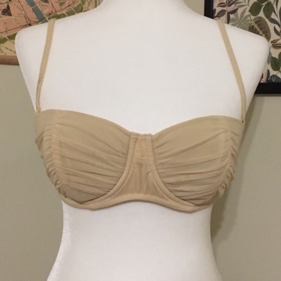 J. Crew Nude Bikini Top - Picture 1 of 6